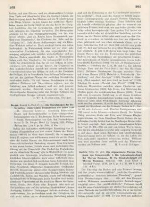 264-265 [Rezension] Gerlich, Fritz, Die Stigmatisierte Therese Neumann von Konnersreuth
