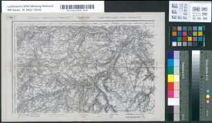 Karte von Frankreich 1:80.000. Gruppe II: Chartres 64 A. [Kartographische Abtheilung der Königl. Preuss. Landes-Aufnahme]
