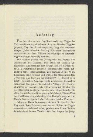 Aufstieg