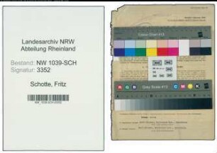 Entnazifizierung Fritz Schotte , geb. 15.12.1902 (Gaertnermeister)