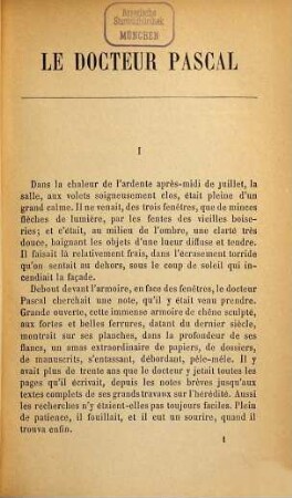 Les Rougon-Macquart : histoire naturelle et sociale d'une famille sous le Second Empire, 20