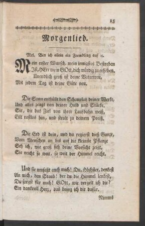 Morgenlied