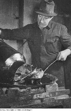 Verschiedene Handwerksberufe, Oktober 1954