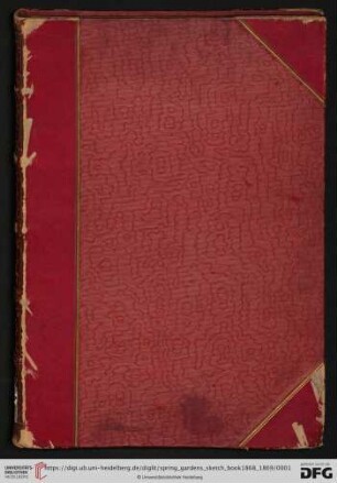 3: The spring gardens sketch book