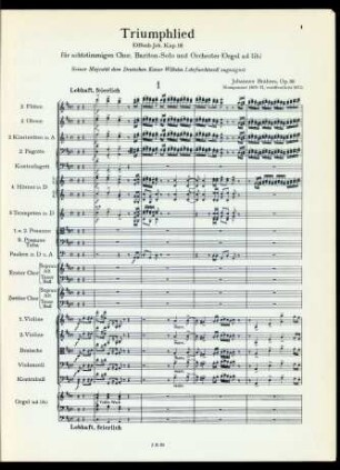 Triumphlied op. 55