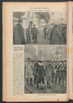 El correo de la guerra : La visita del rey Jorge de Inglaterra