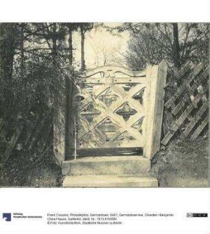 Philadelphia, Germantown, 6401, Germantown Ave, Cliveden / Benjamin Chew House, Gartentor