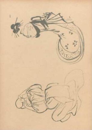 BIF [Deux femmes. Esquisses de Hokusai]