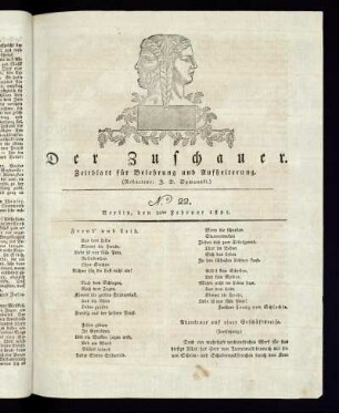 No. 22 - 20. Februar 1821