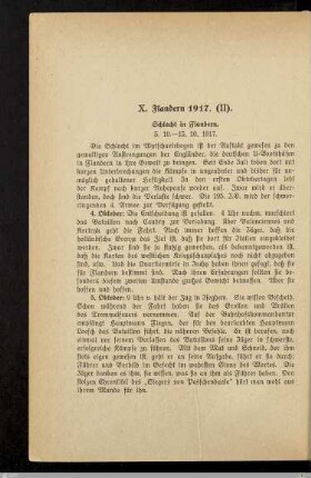 X. Flandern 1917 (II)
