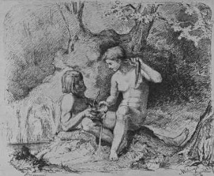 Paradieses Anfang und Ende — Adam und Eva