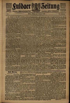 Ausgabe vom Freitag, den 03. Januar 1908.