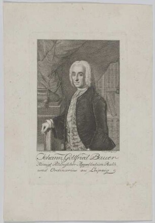 Bildnis des Johann Gottfried Bauer