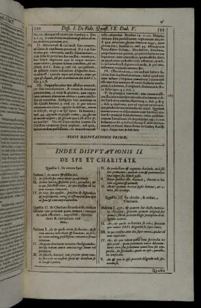 [Disputatio II. De Spe, & Charitate.]