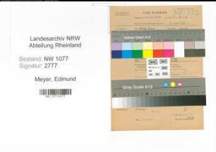 Entnazifizierung Edmund Meyer , geb. 00.00.0000 (Feuerwehrmann)