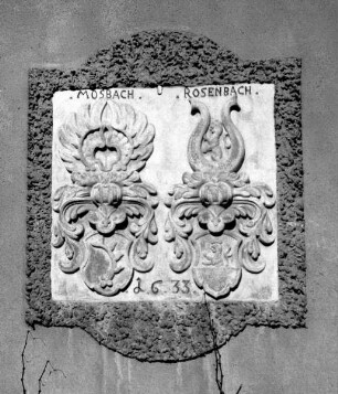 Wappen Mosbach von Lindenfels und Winold von Rosenbach