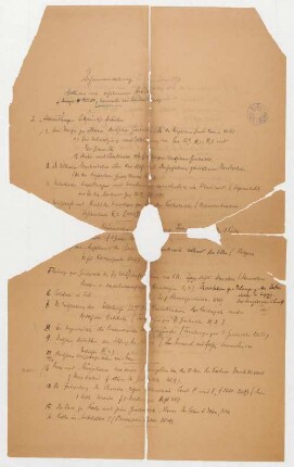 Zusammenstellung bis zum Jahre 1890 von mir erschienener Arbeiten