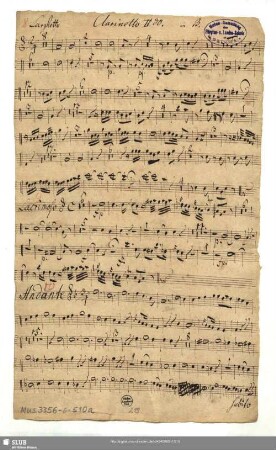 Clarinetto IIdo. in B.
