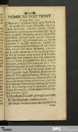 Domin. XIV. Post Trinit.