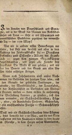 Noch einmal Bemerkungen über den weitern preußischen Vertrag mit der Frankenrepublik, vom 17. May 1795. in Betreff der Demarkationslinie und der Neutralität