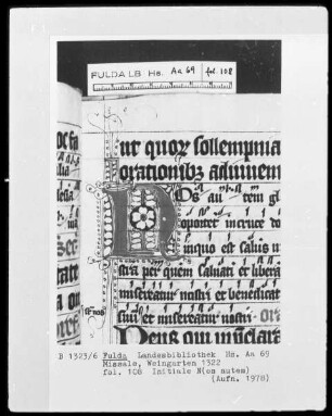 Missale — Initiale N(os autem), Folio 108recto