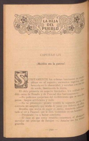 Capítulo LIV - ¡Maldita sea la guerra!