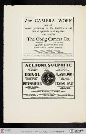 Farbenfabriken of Elberfeld Co. [Bayer Photographic Products]