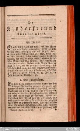 2: Der Kinderfreund : Ein Lesebuch zum Gebrauch in Landschulen