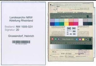 Entnazifizierung Heinrich Grussendorf , geb. 30.04.1893 (Gastwirt)