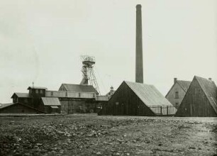 Freiberg, Grube Reiche Zeche, Ostansicht, 1908