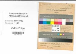 Entnazifizierung Philipp Zalfen , geb. 01.05.1911 (Landwirt)