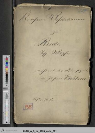 Riede: Visitationsakten