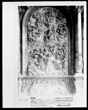 Allerheiligen-Altar: Verherrlichung Christi