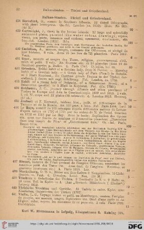 Balkan-Staaten. Türkei und Griechenland (Nr. 428 - 441)