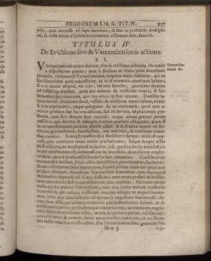 Titulus IV. - Titulus VI.
