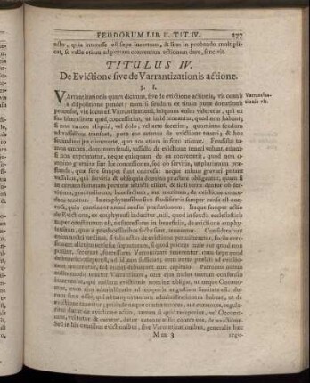 Titulus IV. - Titulus VI.