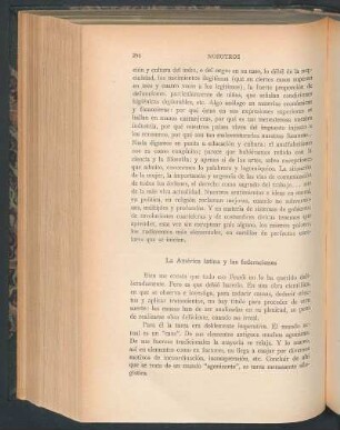 La América Latina y las federaciones
