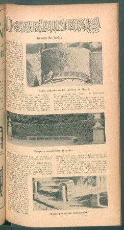 Bancos de jardín : Jardinería