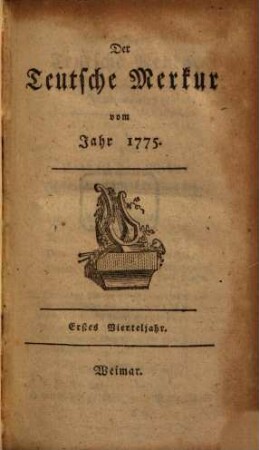 Der teutsche Merkur. 1775,1, 1775, 1
