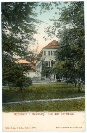 Nobdenitz. Herrenhaus