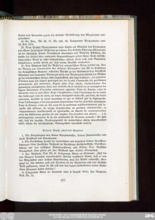 Erstes Buch, zweites Kapitel