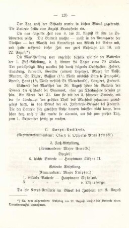 C. Korps-Artillerie.