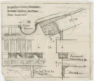 Bestelmeyer, German; Bamberg (Bayern); Ev. Erlöserkirche - Hauptbau, unteres Gesims (Detail)