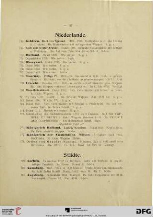 Städte (Nr. 779-969)