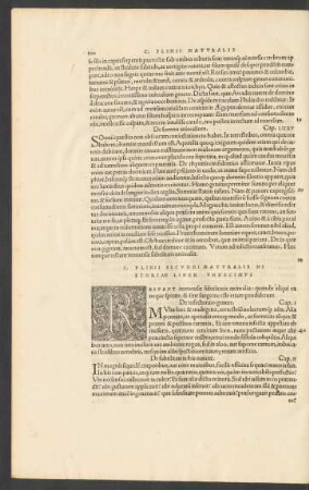 C. Plinii Secundi Naturalis Historiae Liber Undecimus