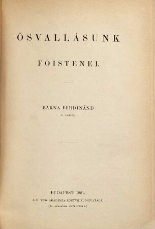Értekezések a nyelv- és széptudományok köréből. 9. 1880/81, Szám 7
