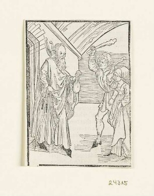 Ere vatter vnd mutter, aus: Sebastian Brant, "Stultifera Navis", Basel 1498, S. C recto