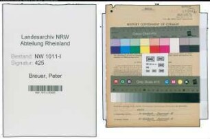 Entnazifizierung Peter Breuer , geb. 09.07.1912 (Polizeibeamter)