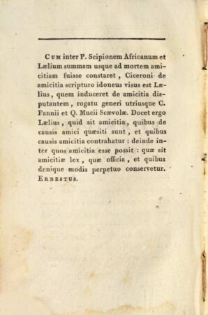 Laelius sive de amicitia et Paradoxa