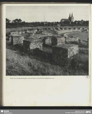 Ausgrabungen eines römischen Amphitheaters bei Xanten